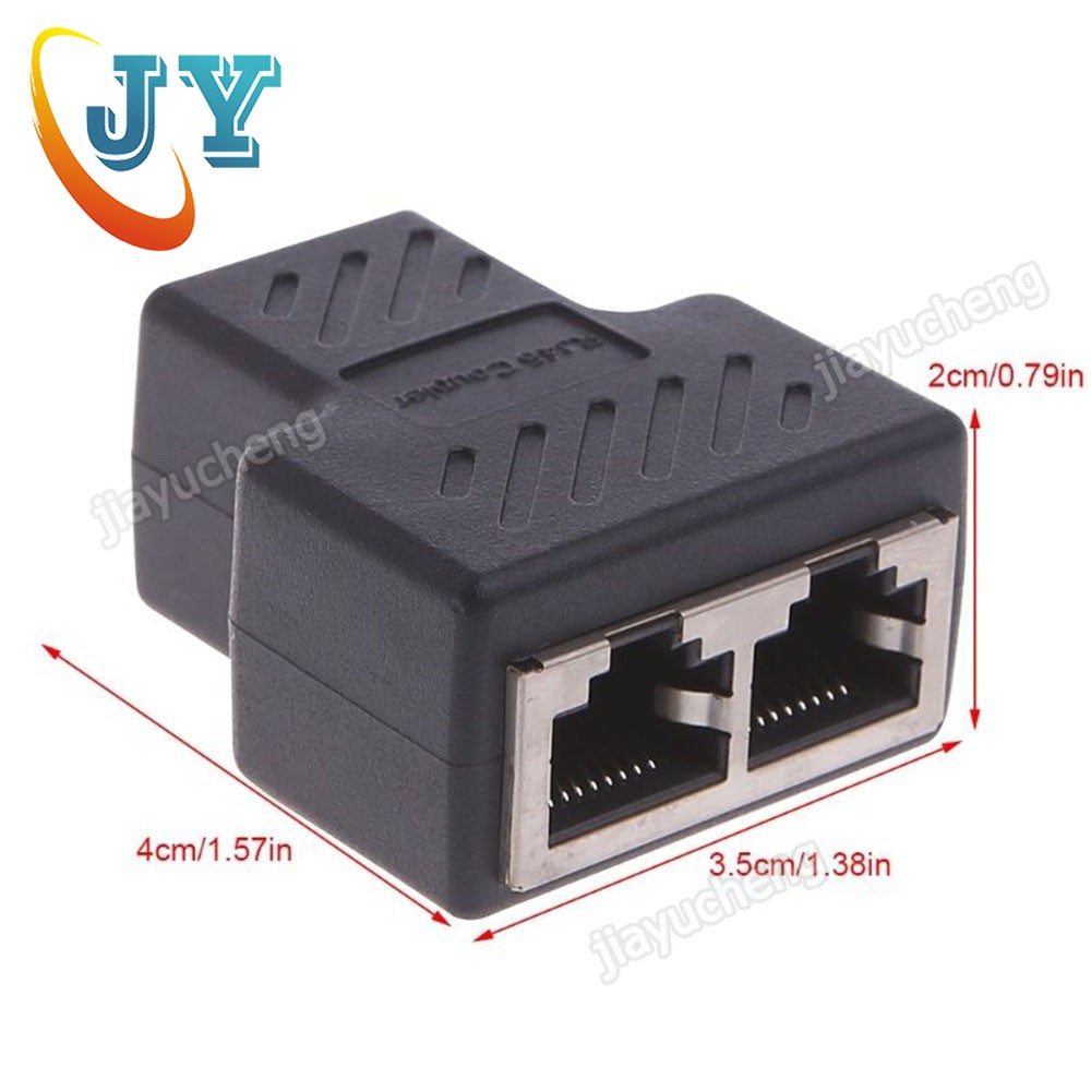 Đầu Chia Cáp Mạng 1 Ra 2 Cổng Cat5 / Cat6 Rj45