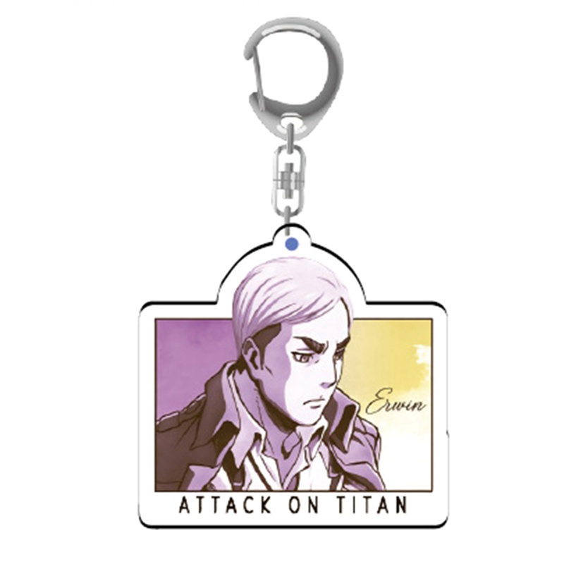 Tmdbyx Móc Khóa Nhựa Acrylic Hình Anime Attack On Titan