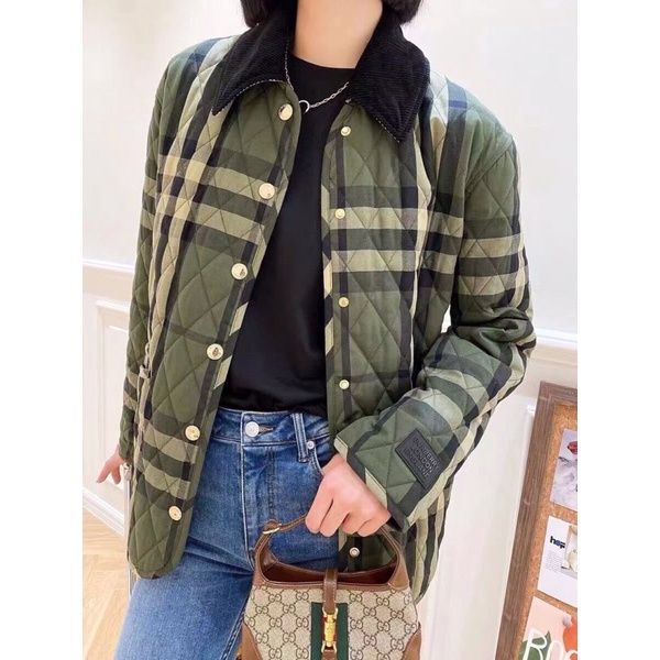 Áo khoác phao nữ BURBERRY BBR thời trang thu đông 2021