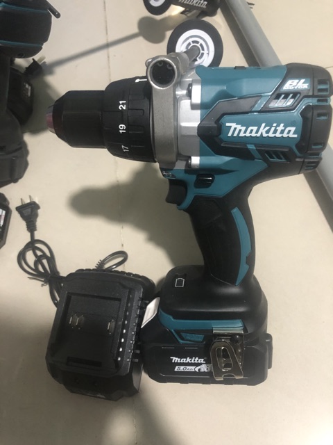 Makita xph 07 trọn bộ máy pin xạc