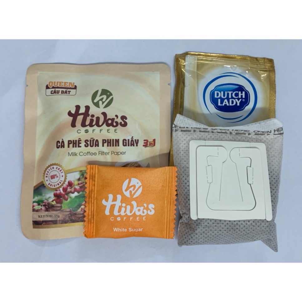 [FreeShip] Cà phê Phin giấy nguyên chất HIVA'S COFFEE- CÀ PHÊ SỮA  hộp 10 gói- Thơm đậm đà hậu vị. Giá tốt tại xưởng | BigBuy360 - bigbuy360.vn