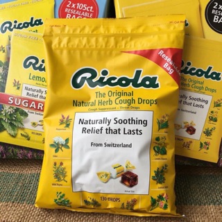 🍭🍭Kẹo Ngậm Ricola Thảo Dược (Có đường, không đường)