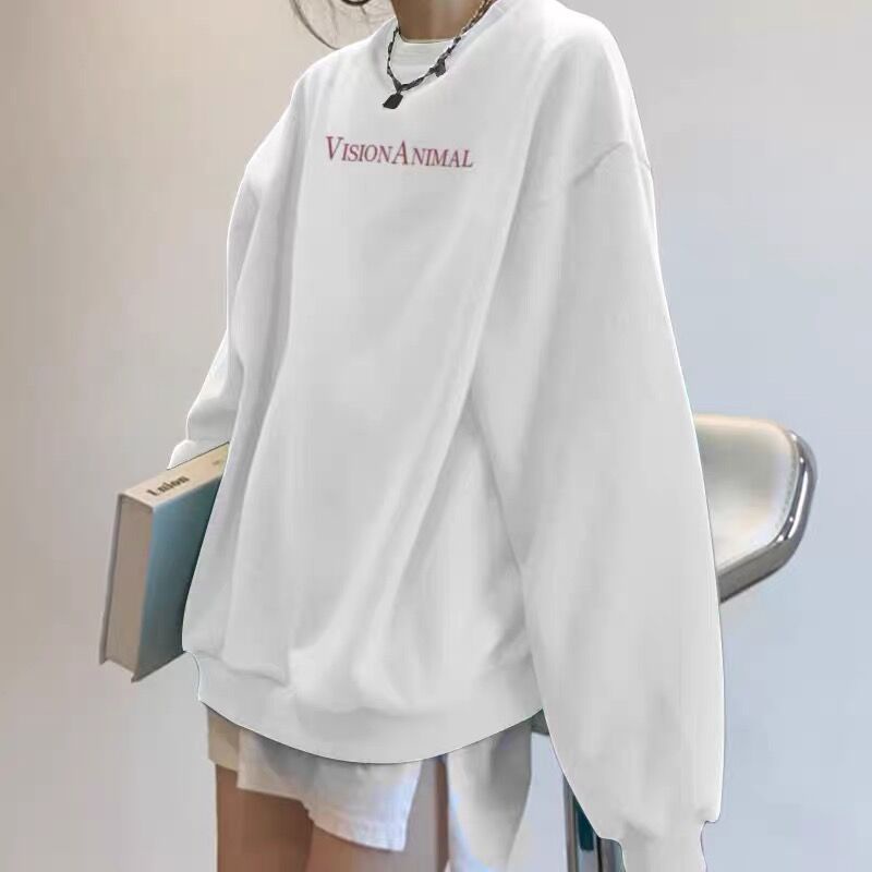NRVP Áo Hoodie Thiết Kế Đơn Giản Thời Trang Hàn Quốc Cho Nữ