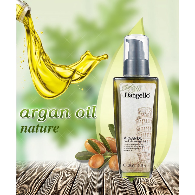 Tinh dầu dưỡng tóc Dangello Argan Oil 60ml dưỡng tóc bóng mượt