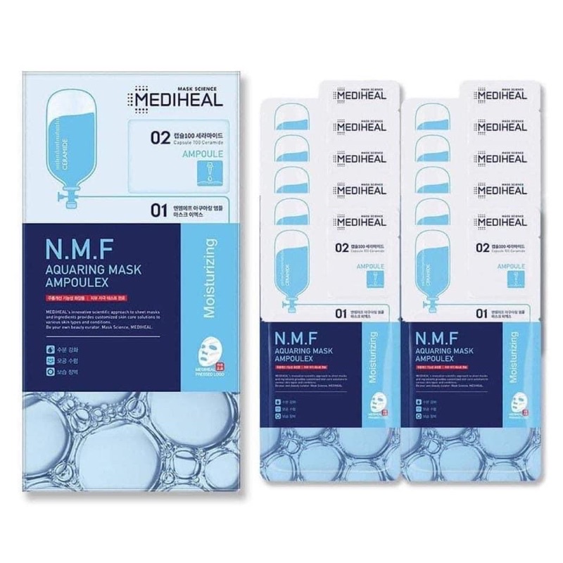 Mặt Nạ Mediheal Siêu Cấp Ẩm NMF N.M.F Aquaring Mask Ampoulex