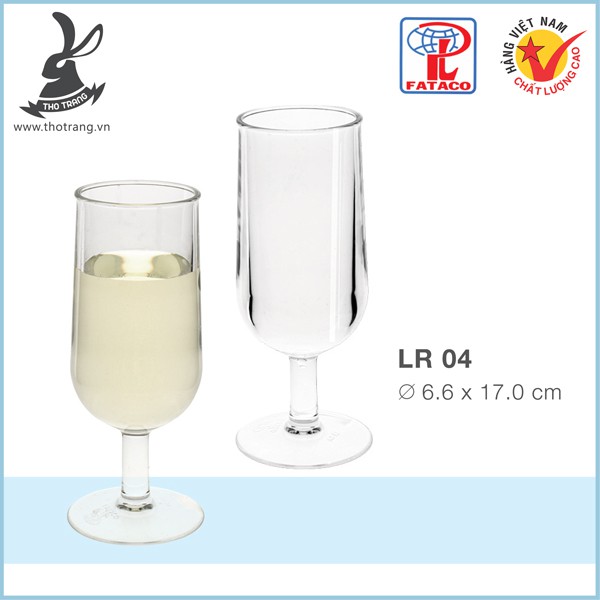 Ly Rượu LR04 Nhựa Trong Acrylic Cao Cấp Fataco Việt Nam