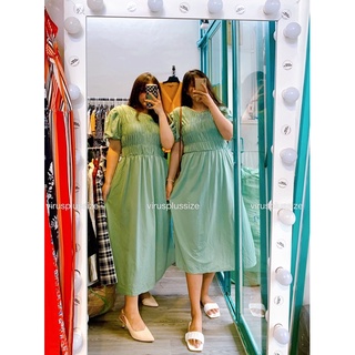 [virusplussize]Sale outlet - ĐẦM (mngxb) MIDI BIGSIZE mango XUẤT XIN