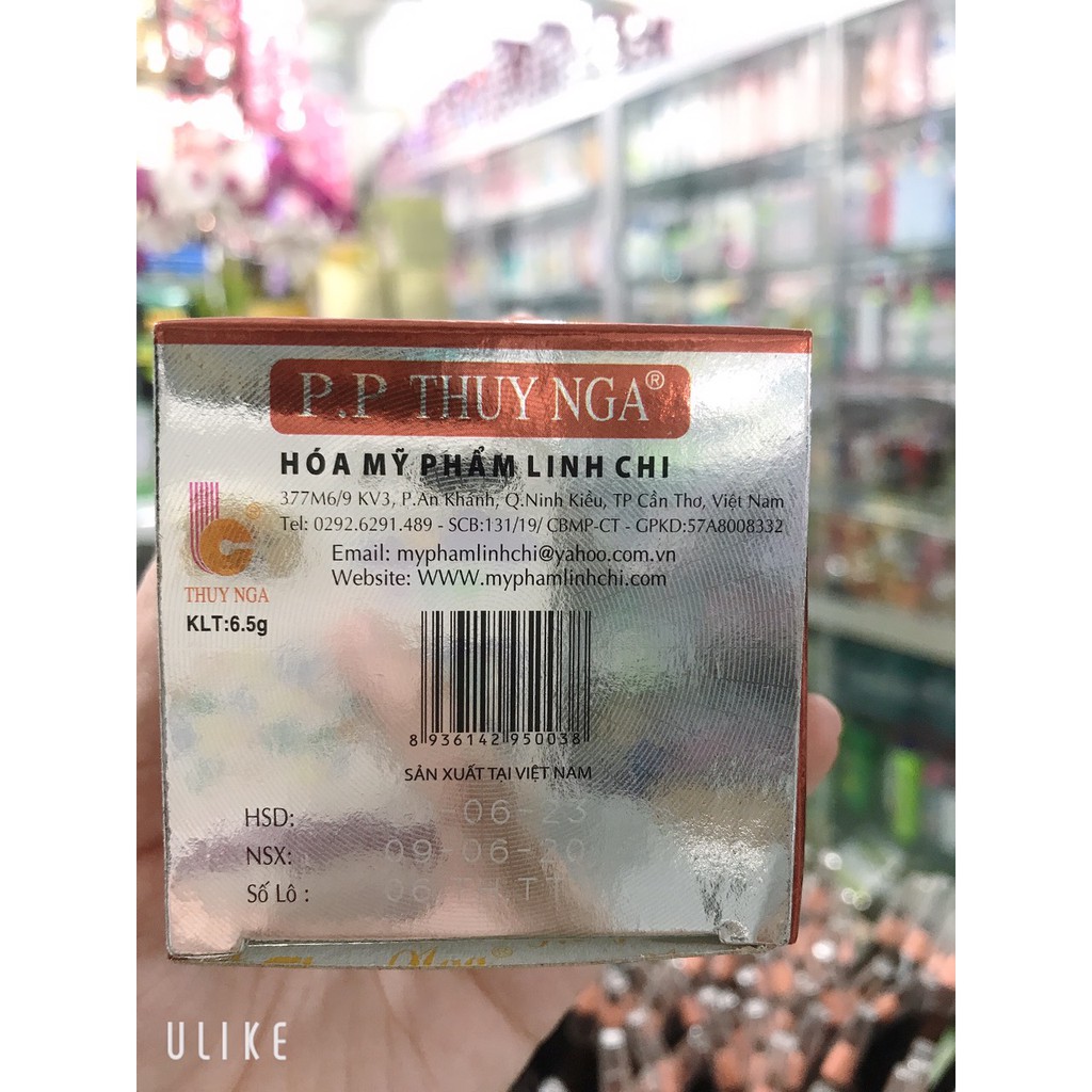 ( hủ màu nâu ) kem linh chi thúy nga nám -tan nhang-trắng da-chống nắng 6,5g [ chuẩn hàng cty 100%]