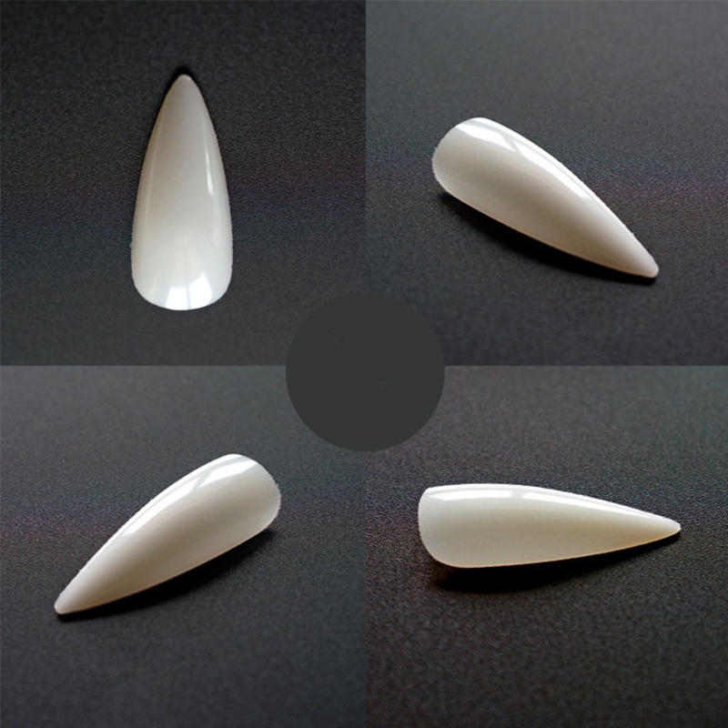 Bộ 600 Móng Tay Giả Dài Bằng Acrylic Che Phủ Toàn Diện Tiện Dụng