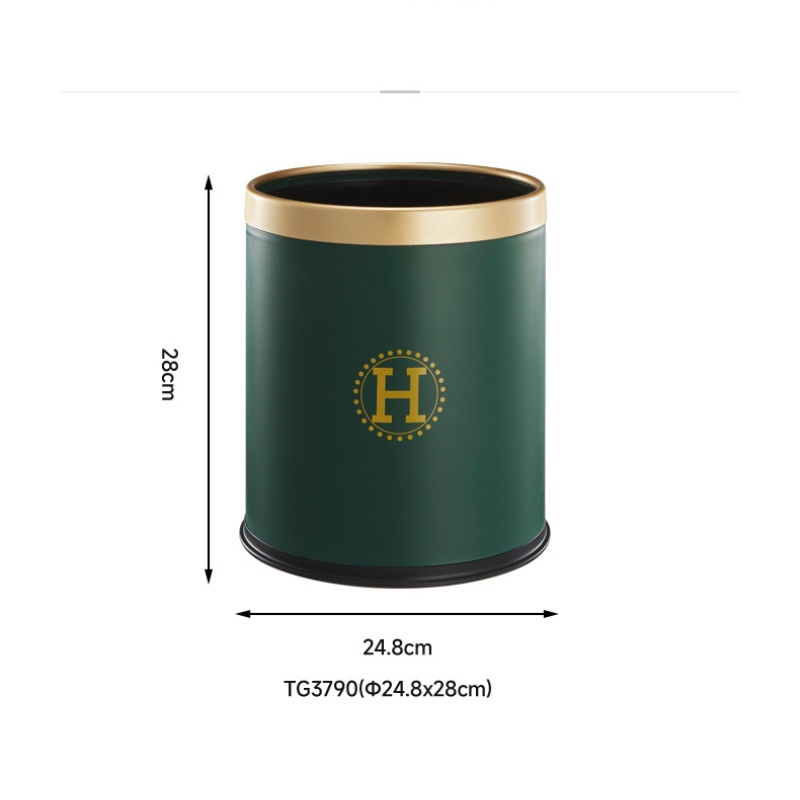 Thùng Đựng Rác Ẩn Bằng Nhựa Hình Tròn Tiện Dụng Cho Phòng Khách / Phòng Ngủ