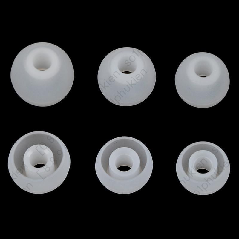 Đệm nút tai nghe silicon siêu bền, 3 size tương thích với các loại tai nghe khác nhau, nhựa thân thiện cho sức khỏe