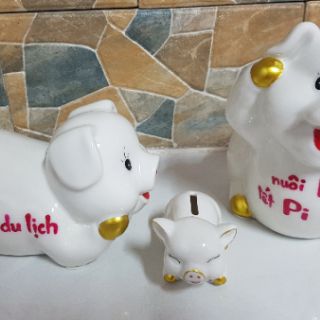 Lợn đất tiết kiệm mạ vàng cao cấp
