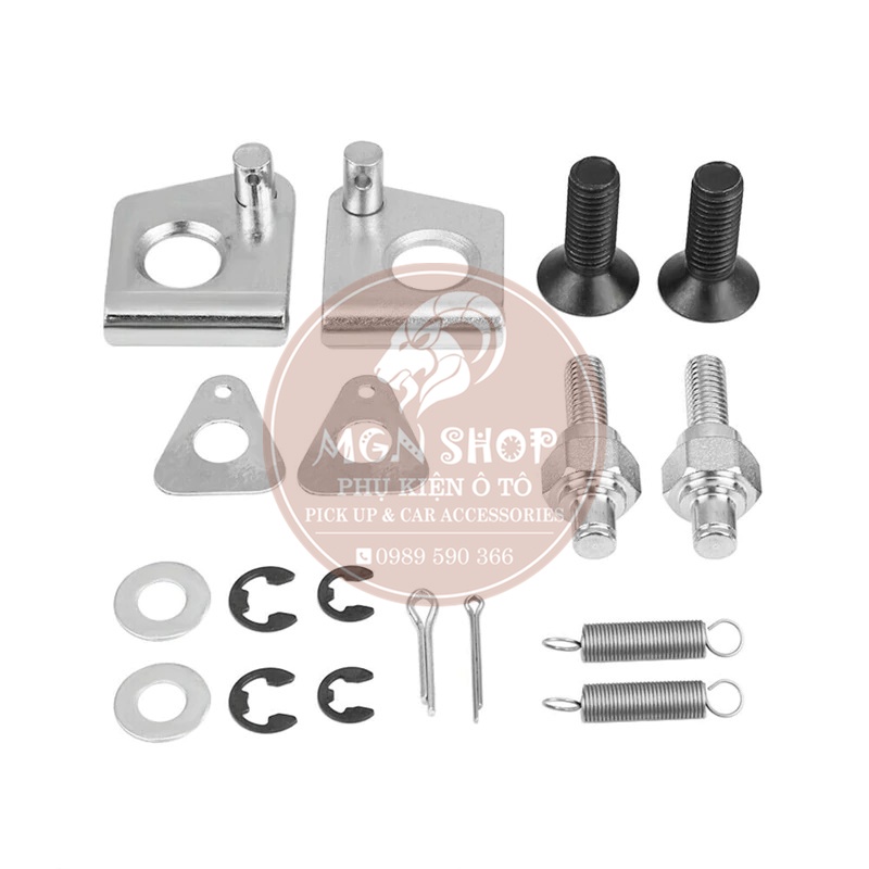 [Ty thủy lực] [Ford Ranger 2012 - 2022] [Mazda BT-50] [Chevrolet Colorado] hãm cốp bửng thùng