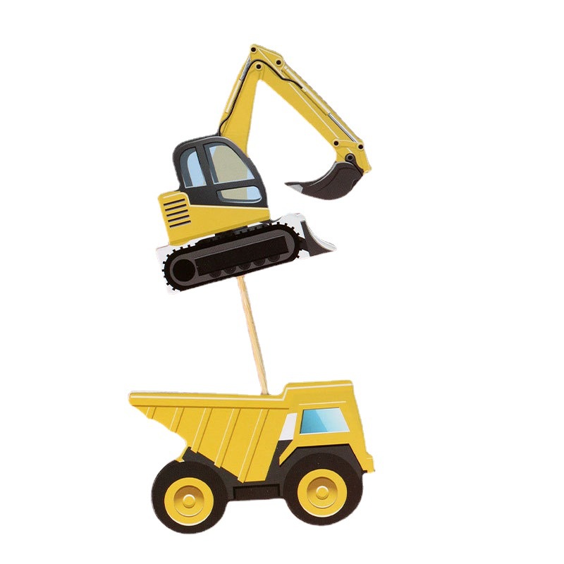 Phụ Kiện Trang Trí Bánh Kem Hình Biển Báo Giao Thông
