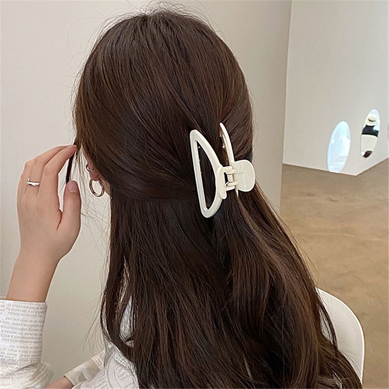Kẹp tóc càng cua cỡ lớn phong cách Hàn Quốc thời trang dành cho nữ