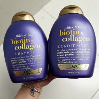 Dầu Gội hoặc xả Biotin collagen 385ml tím