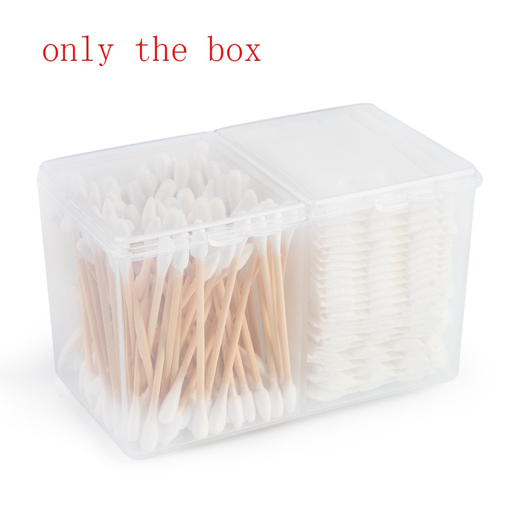 [Hàng mới về] Hộp đựng bông tẩy trang và mỹ phẩm trong suốt nhiều màu cho nữ