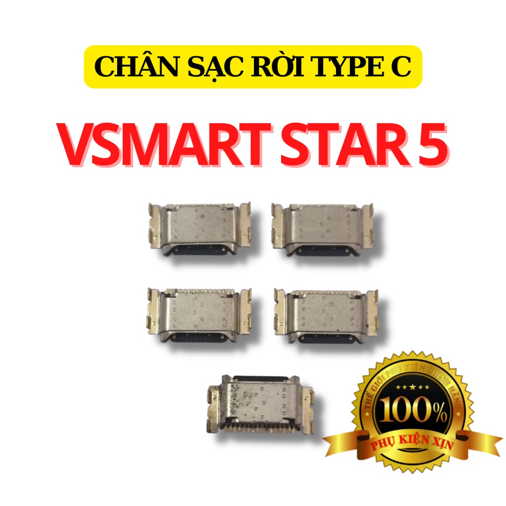 Chân Sạc Rời Vsmart STAR 5 Type C Dùng Thay Thế Hàng Chính Hãng
