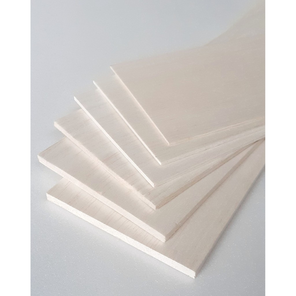 50 tấm Gỗ balsa siêu nhẹ 2.0mmx100mmx500mm