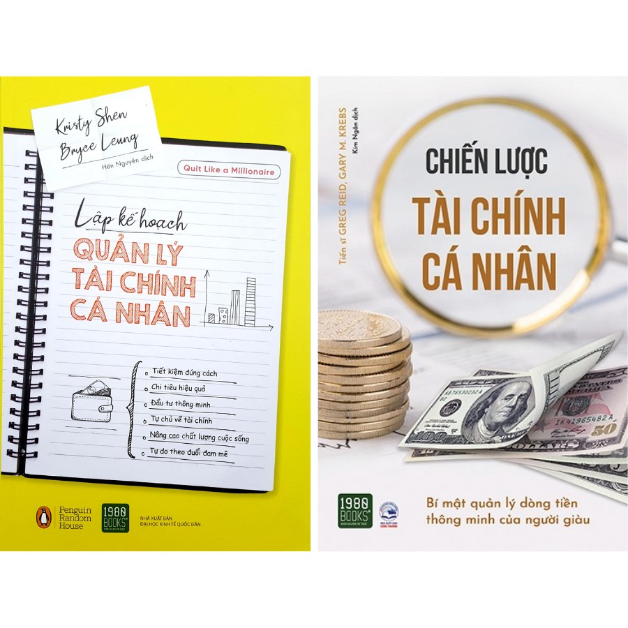 Sách - Combo 2 cuốn Lập kế hoạch quản lý tài chính cá nhân + Chiến lược tài chính cá nhân - 1980Books