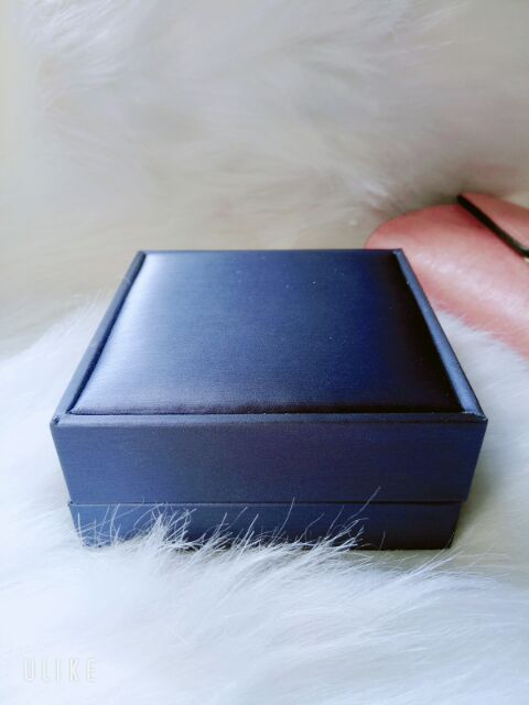 Hộp Da PU Xanh Đựng Vòng, Trang Sức, Lắc Tay, Đựng Được Vòng Size To