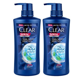 Combo 2 chai dầu gội Clear Men nhập khẩu Thailand- 450ml/chai