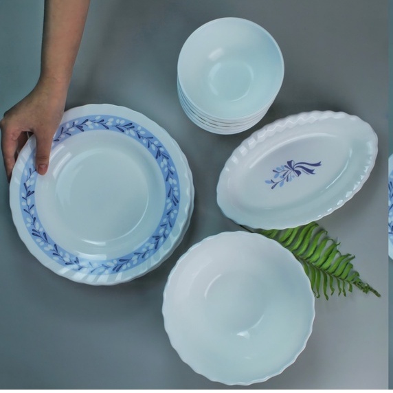 Bộ 2 Đĩa Thuỷ Tinh Luminarc Trianon La Brise 23cm- LUTRN3390