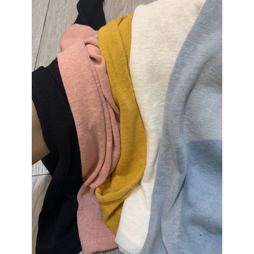 [ Mã WASTAPR giảm 10K đơn 50K] ÁO LEN GIẤY CỔ TRÒN NỮ - ÁO THUN GIẤY DÀI TAY 5 MÀU QC HOT | BigBuy360 - bigbuy360.vn