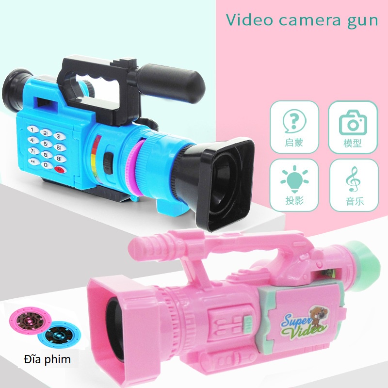 MÁY QUAY PHIM, MÁY ẢNH KỸ THUẬT SỐ CHO BÉ, THIẾT KẾ Y NHƯ THẬT, ĐỒ CHƠI CHO BÉ 3-5 TUỔI