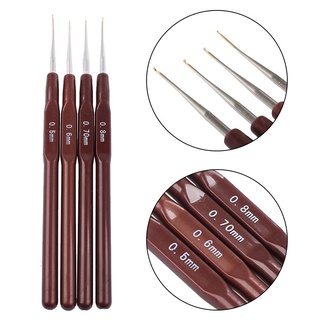 Daweif Dreadlock Móc Kim Cho Tóc Nối Dài Để Làm Dreadlock Micro Hook Dụng Cụ Làm Tóc Bện