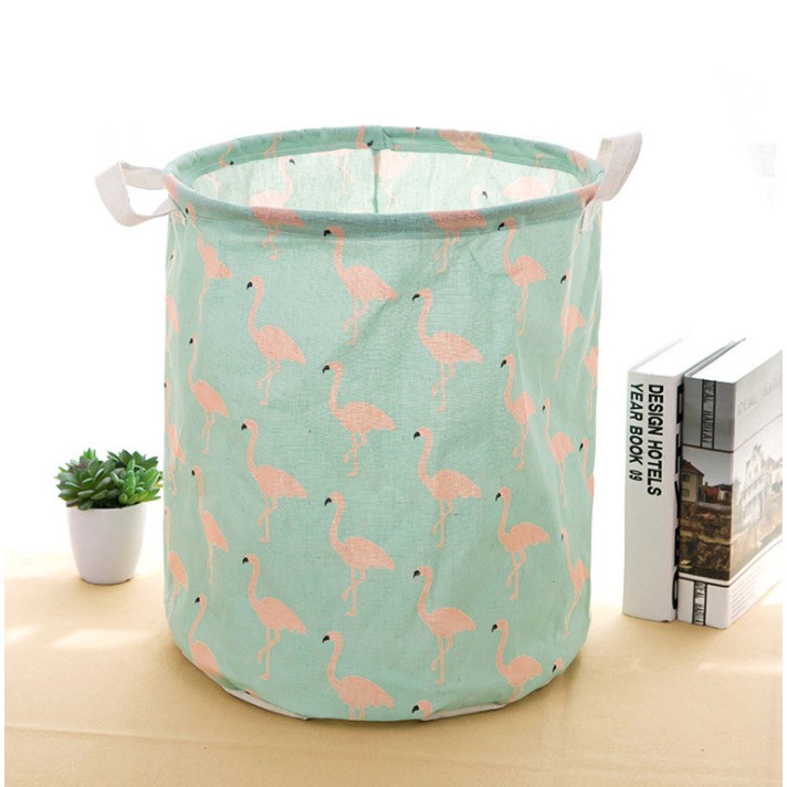 Túi đựng đồ lớn họa tiết xinh gấp gọn tiện dụng (hàng vải bố đẹp)