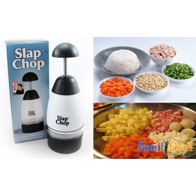 Máy Dập Hành Tỏi SLAP CHOP Siêu HOT VỎ TRẮNG