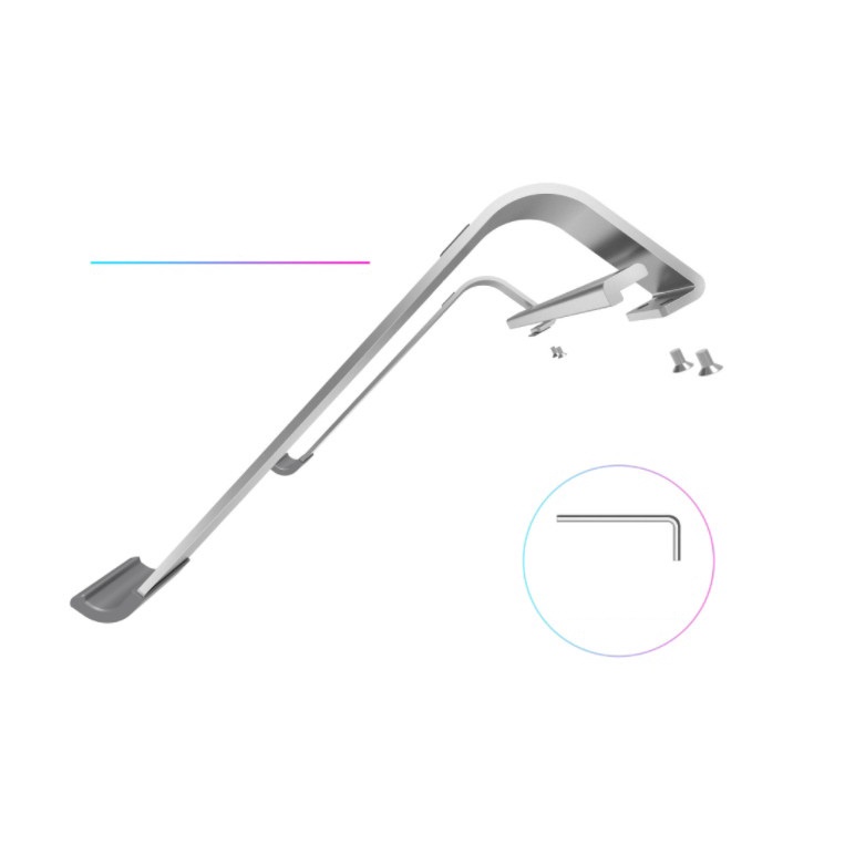 Giá Đỡ Laptop Nhôm SJZJ004 tản nhiệt cho macbook, máy tính xách tay, Ipad, Surface để bàn cao cấp