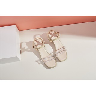 [Order] Sandal Daphne PVC đính đá gót 5cm