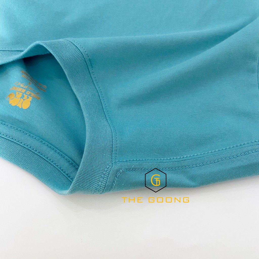 Áo Phông Trơn Nam TheGoong Cổ Tròn, Áo Thun Basic Cotton Cao Cấp Hàng Hiệu Thoáng Mát Kháng Khuẩn Tay Ngắn Màu Ngọc Lam