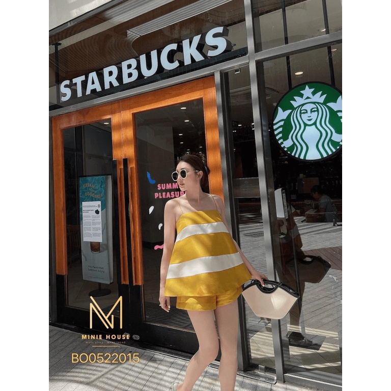 SÉT BỘ NỮ HAI DÂY PHỐI VIỀN ĐI CHƠI SIÊU HOT CỰC XINH PU