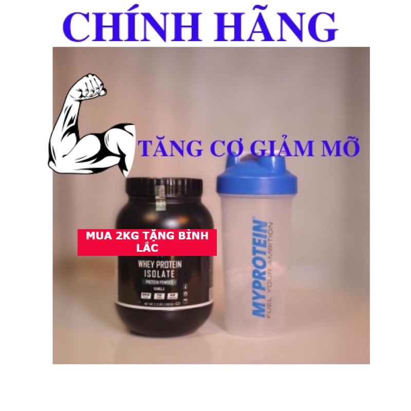 1KG WHEY PROTEIN ISOLATE - Bổ sung protein, ít calories, ít béo, tăng cơ