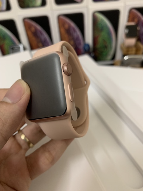 [Có Video] Đồng Hồ Apple Watch Màu Hồng 38mm ( Applewatch series1)