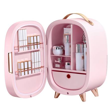 Tủ Lạnh Mini Bảo Quản Mỹ Phẩm Cao Cấp Dung tich 13L Baseus , Tích Hợp Gương Đèn LED tiện dụng , dễ dàng mang đi du lịch