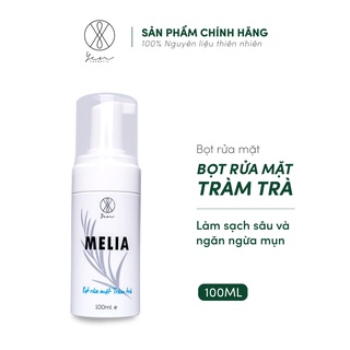 Sữa Rửa Mặt Tạo Bọt Melia Mùi Tràm Trà Ngăn Ngừa Mụn Trắng Da 100ml