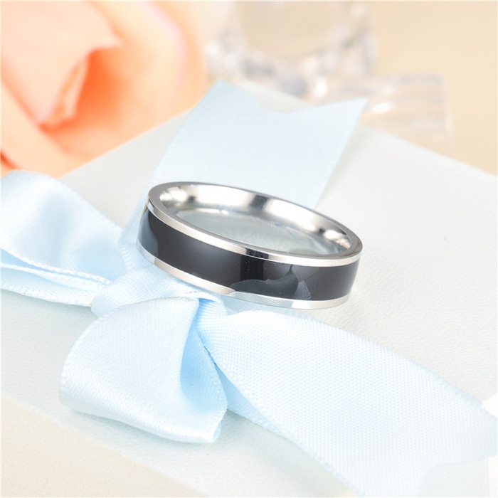 Nhẫn Nam Nữ Bạc Đẹp Cá Tính Unisex HipHop Basic Ngầu Trơn Nam Ring Lucifer Store Nhẫn Titan Không Gỉ-Proxy Ring Bản Lớn