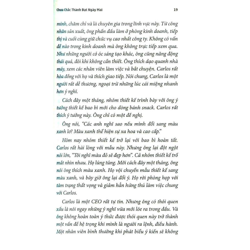 Sách Thành Công Hôm Nay Chưa Chắc Thành Đạt Ngày Mai (Tái Bản 2020)