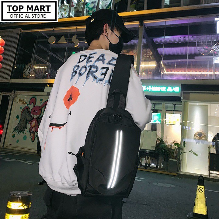 Túi Đeo Chéo Thời Trang Basic Chống Nước, Khóa Phản Quang TC08-D