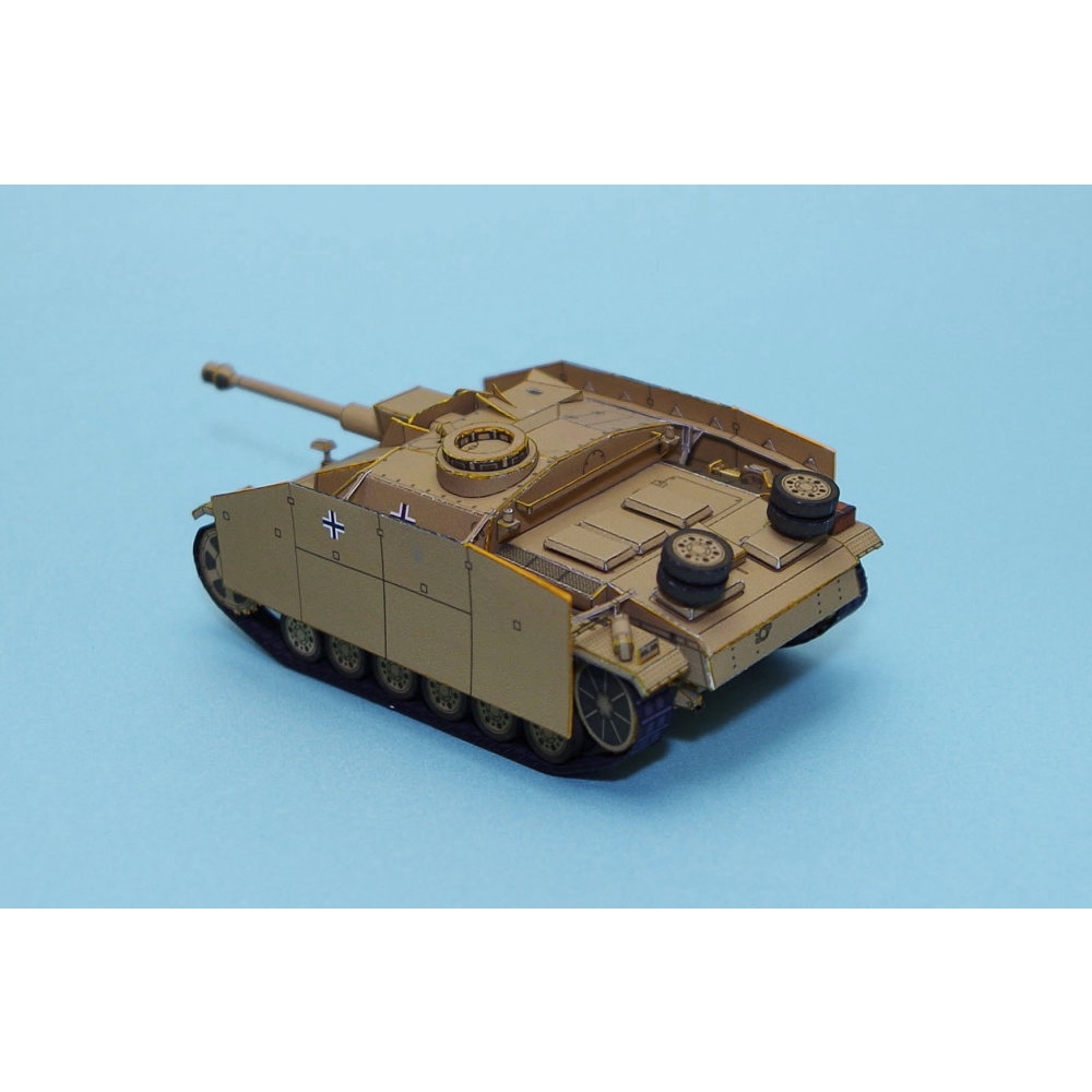 Mô hình giấy 3D quân sự Xe tăng xe tank StuG III tỉ lệ 1/72