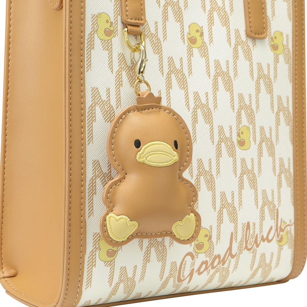 Túi xách nữ Nucelle đeo chéo phom đứng đẹp dễ thương charm vịt ViAnh Store 1172006