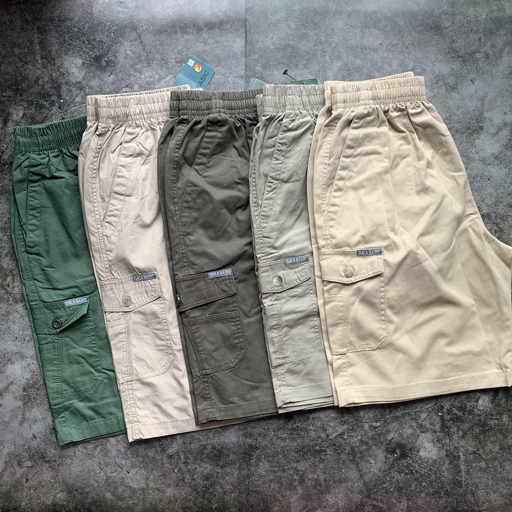Quần short kaki gala túi hộp Benbinshop - Quần đùi kaki gala túi hộp