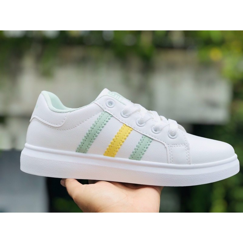 ✔️GIÀY BATA NỮ TRẮNG SỌC MÀU XINH XẮN SALE 20 % !