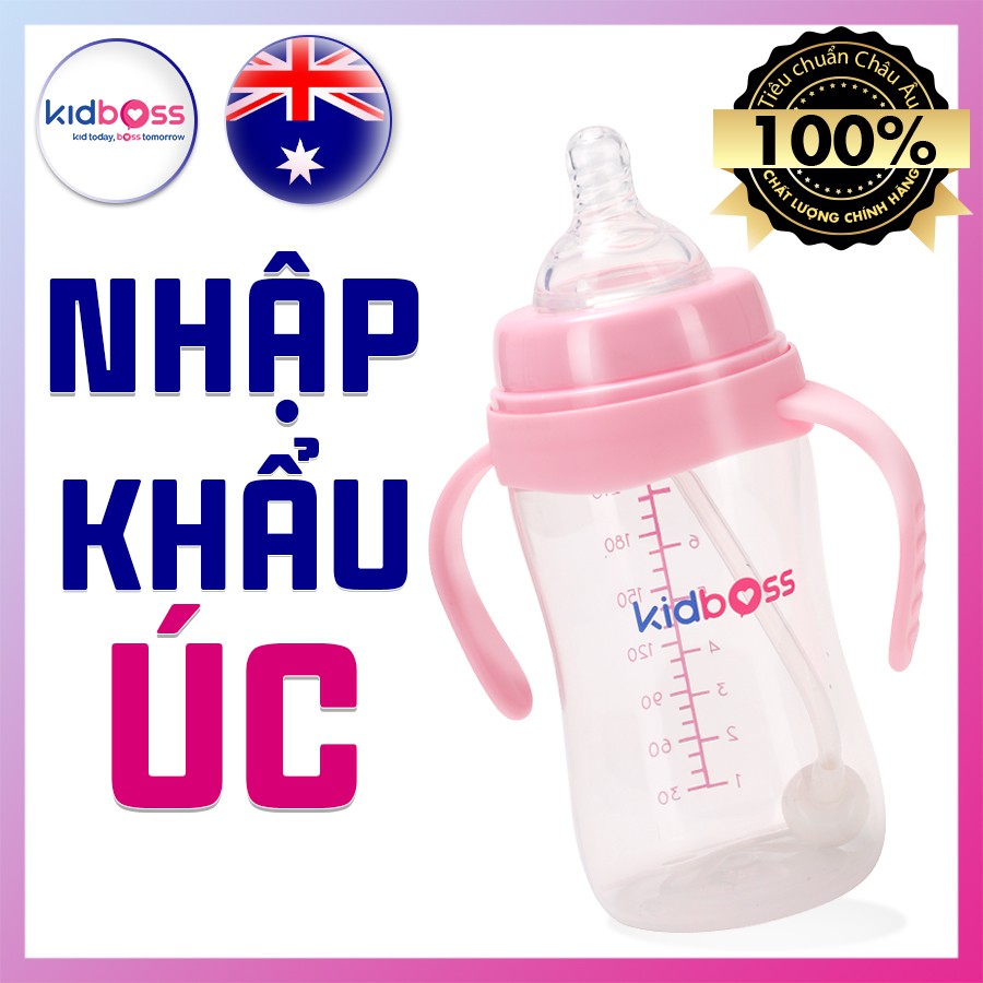 Bình Sữa Nhập Khẩu Úc Kidboss 240ml