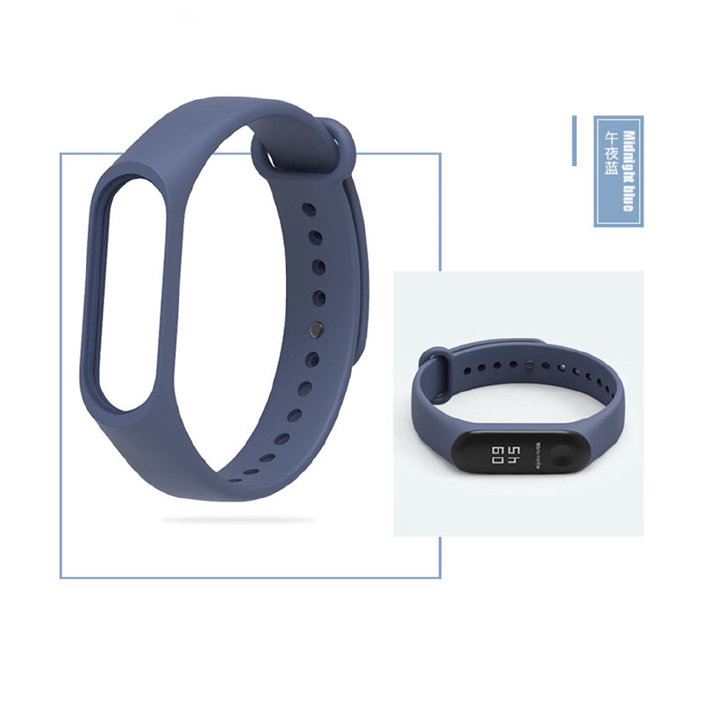 Dây đeo bằng silicon cho đồng hồ thông minh Xiaomi Mi Band 3