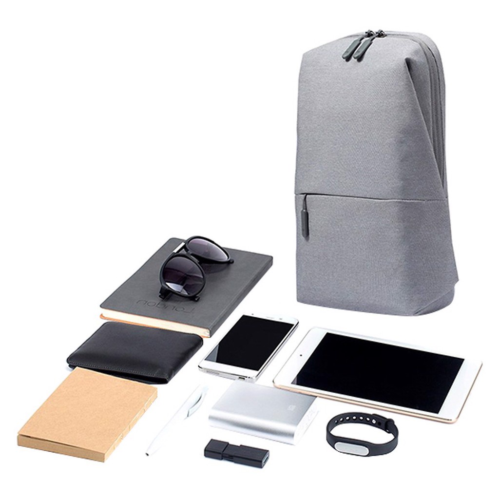 Túi Đeo Chéo Xiaomi Thời Trang Năng Động Chất Vải Polyester Chống Thấm - Balo Xiaomi Mi City Sling Bag - Hàng Chính Hãng